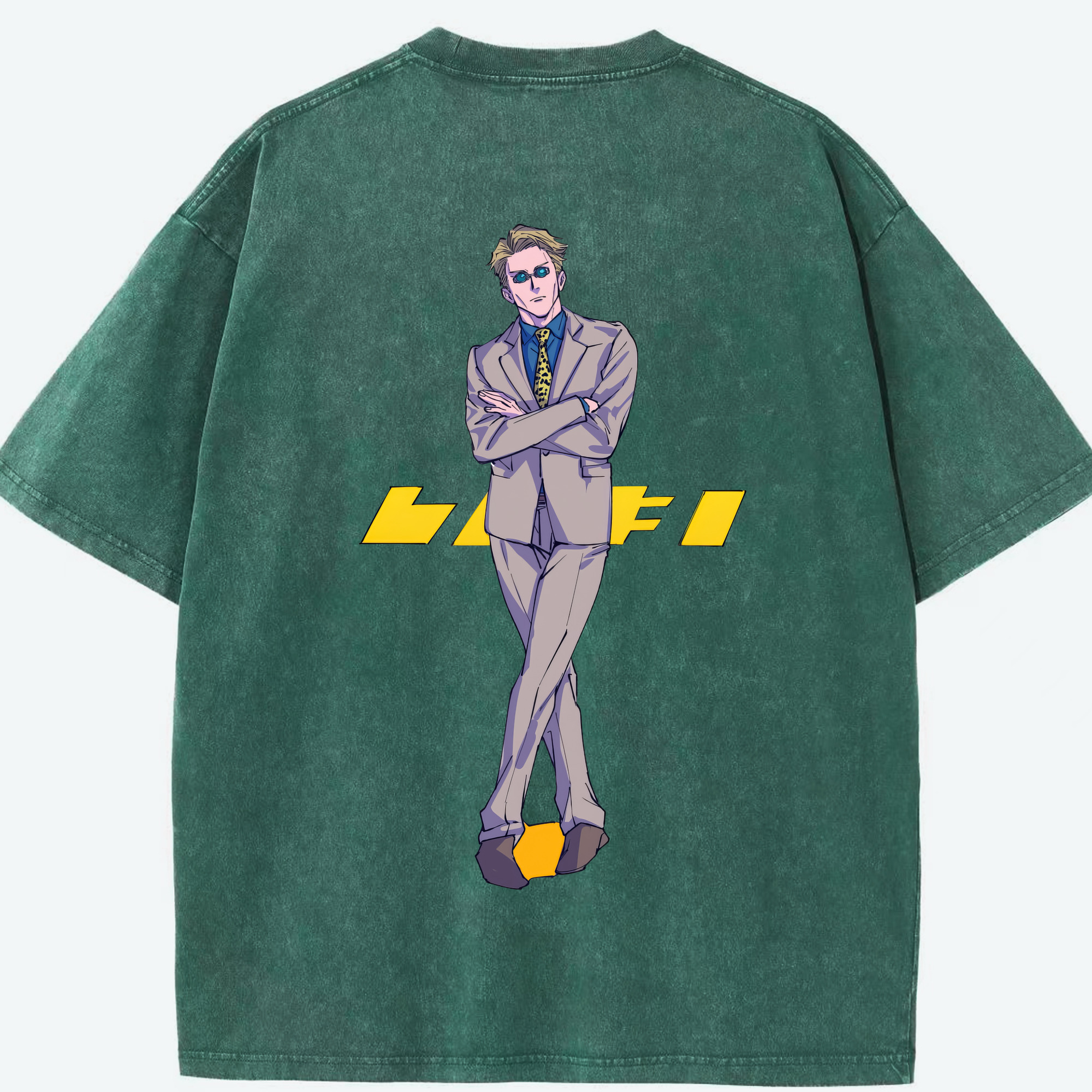（画像用） 呪術廻戦 Jujutsu Kaisen 綿100% ヴィンテージ風 半袖Tシャツ（背面プリント）